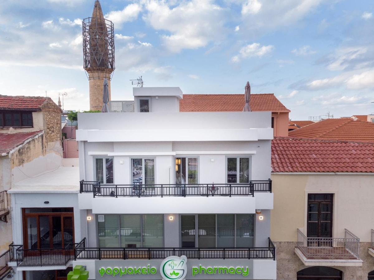 White & Gray Apartment Rethymno  Exterior photo